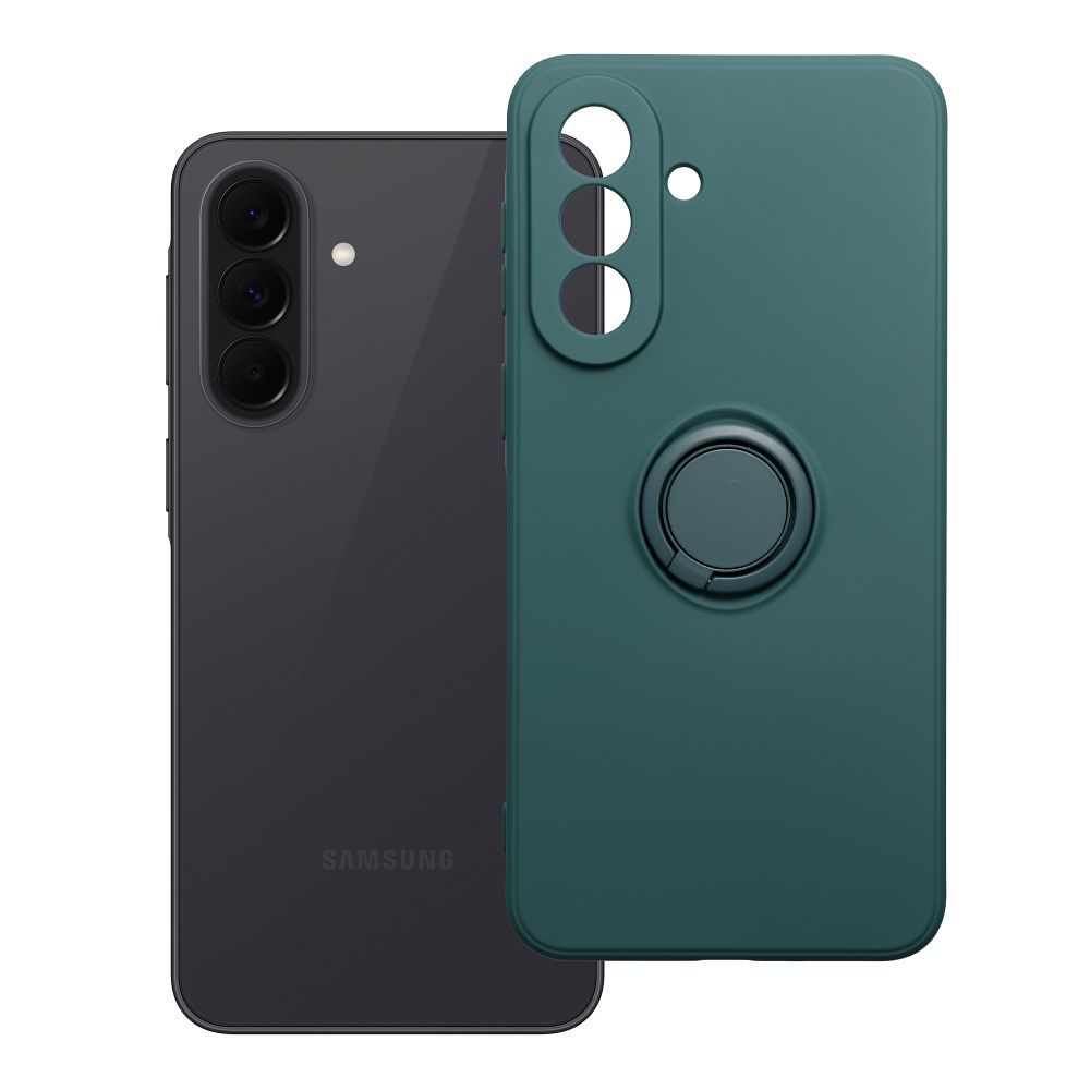 SILIKONINIS RING dėklas for SAMSUNG A37 5G žalias