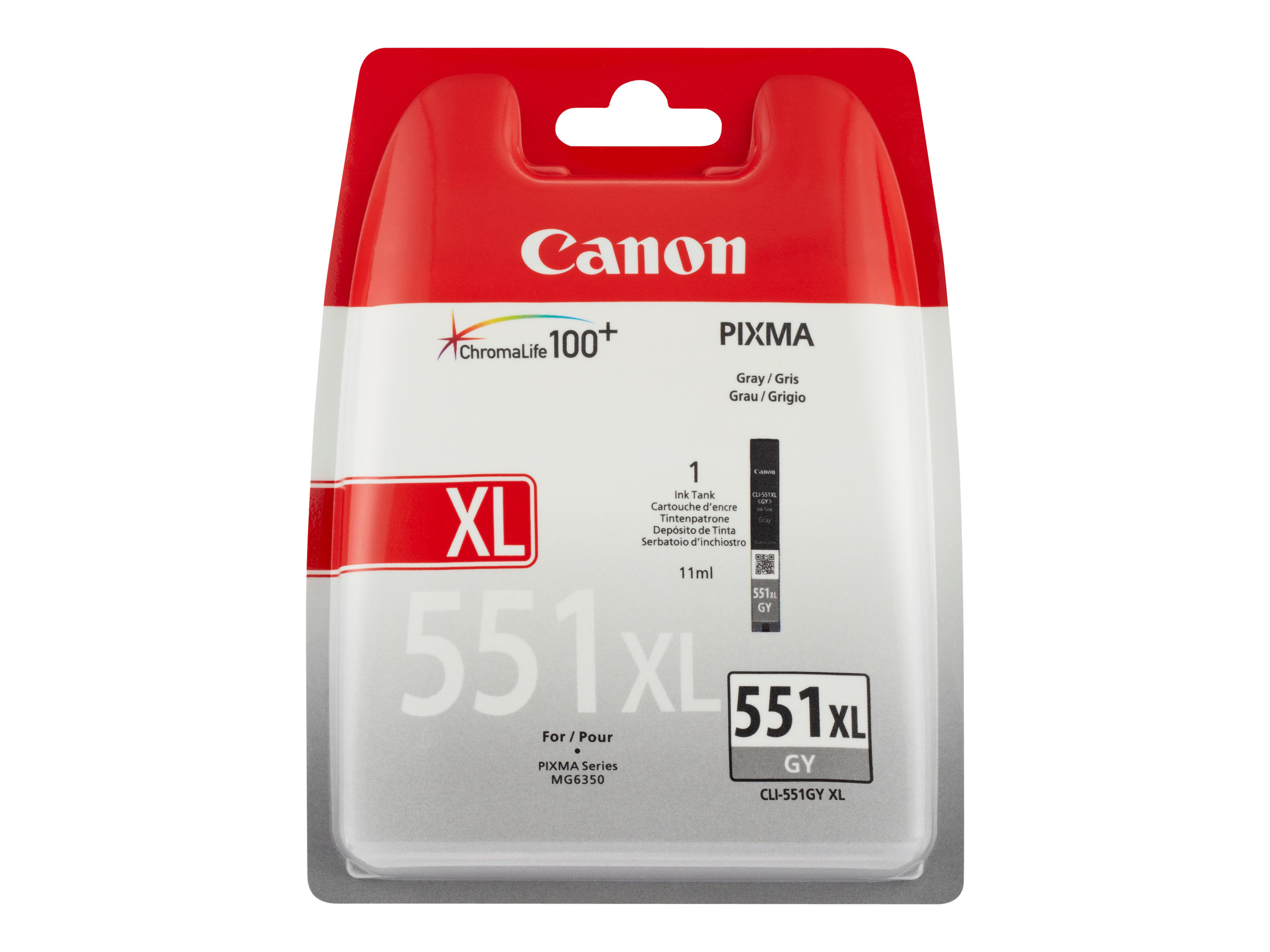 Canon CLI-551XL GY rašalo kasetė, pilka