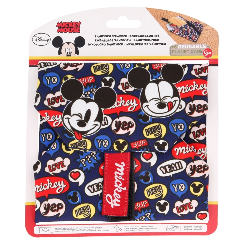 Mickey Mouse daugkartinis sumuštinio įvyniojimo lakštas