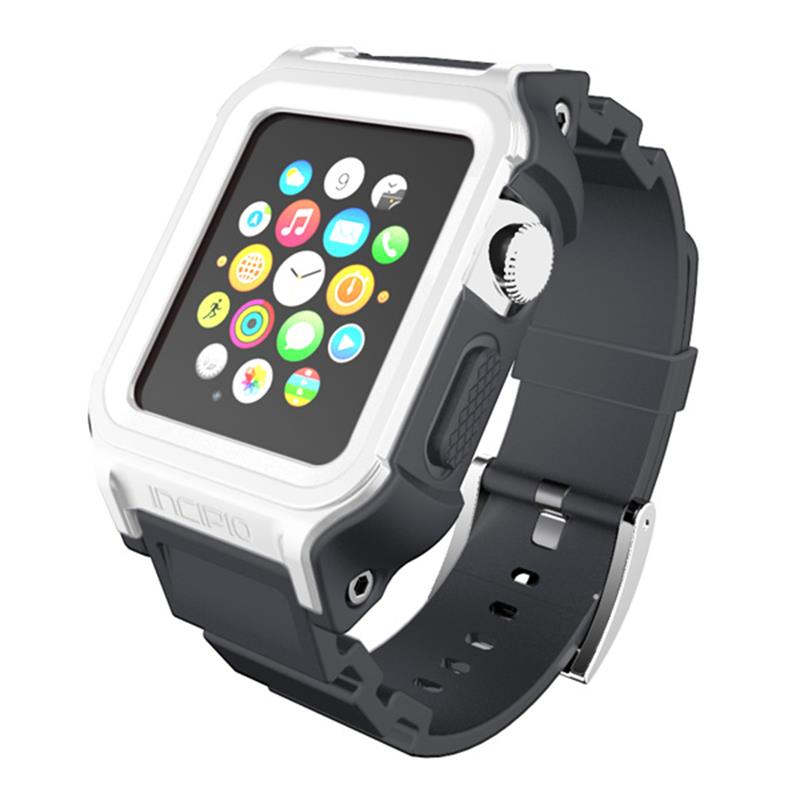Incipio Octane sustiprinta apyrankė, skirta 38 / 40 / 41 mm Apple Watch, balta ir pilka