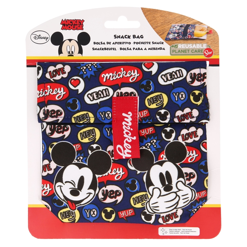 Mickey Mouse daugkartinis užkandžių maišelis