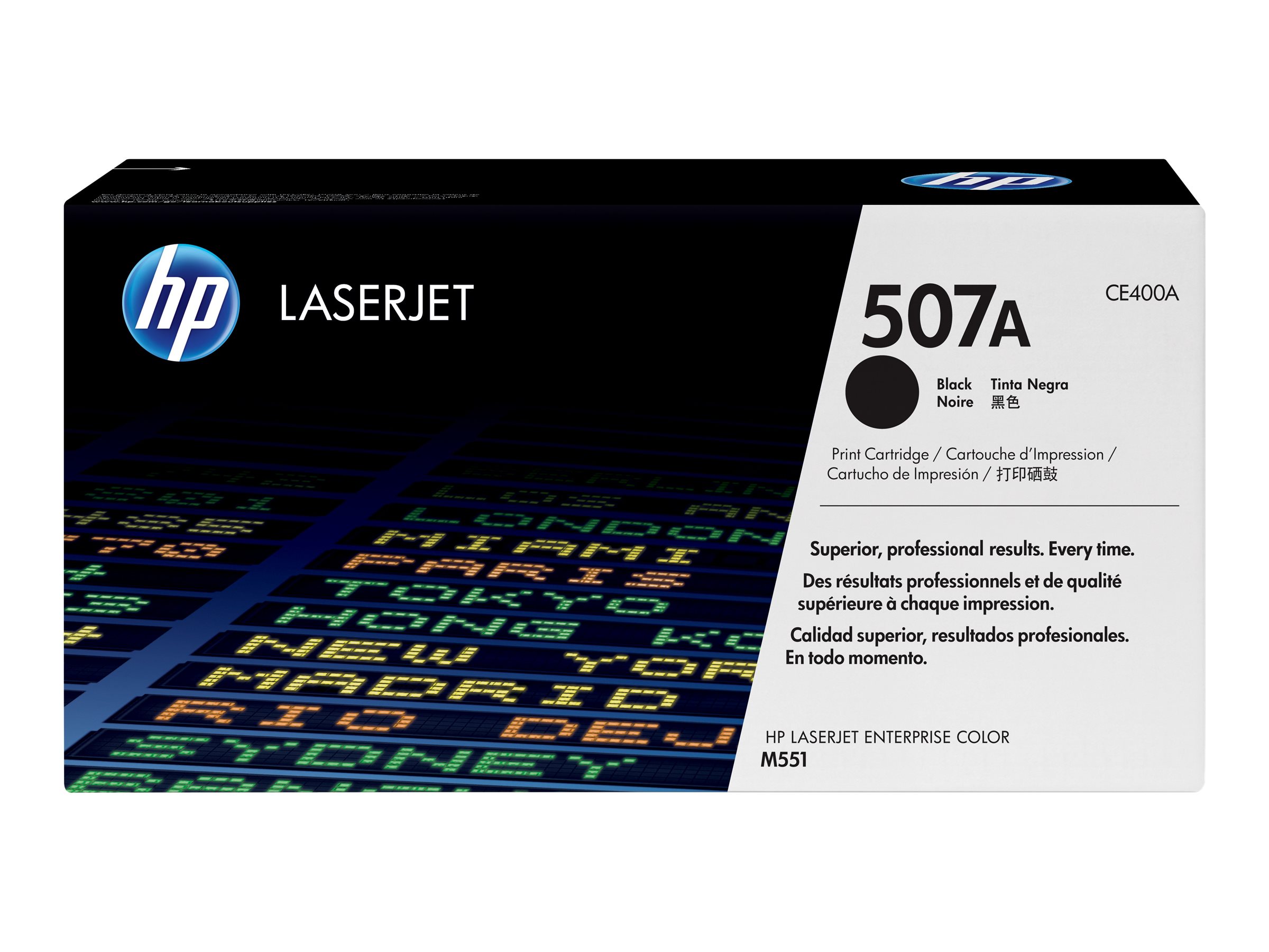 Originali HP 507A LaserJet tonerio kasetė (CE400A), juoda