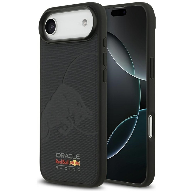 Red Bull Meshed Debossed Bull MagSafe dėklas, skirtas iPhone Air, tamsiai mėlynas