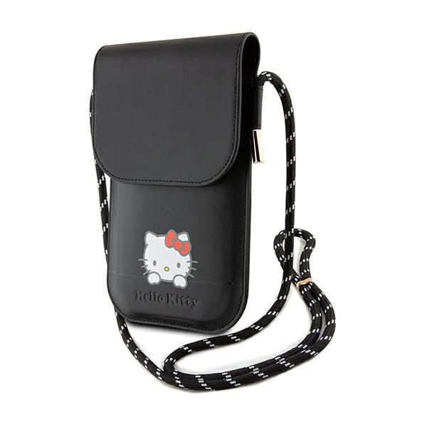 Hello Kitty Leather Daydreaming rankinė per petį – juoda
