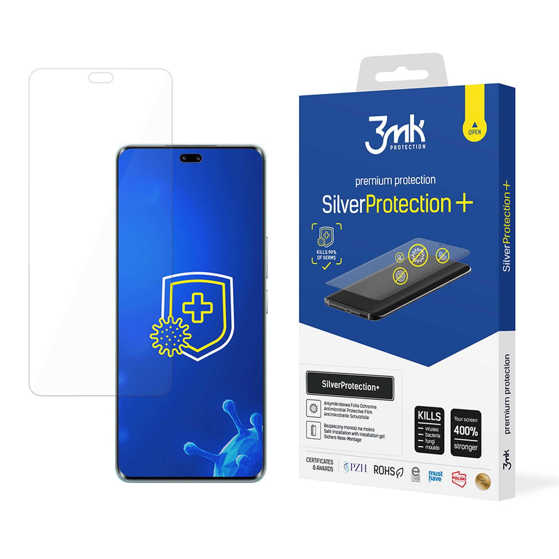3mk „SilverProtection+“ antimikrobinė ekrano plėvelė, skirta „Honor 200 Pro“