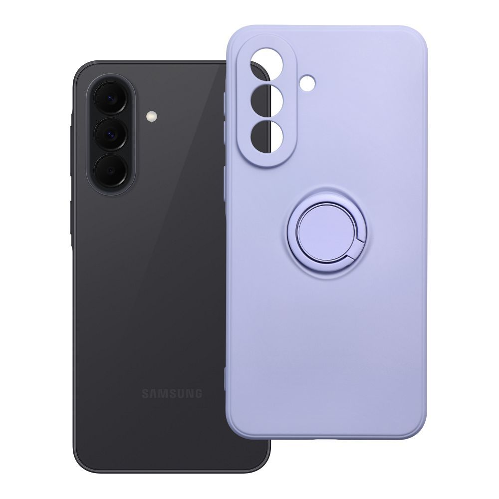 SILIKONINIS RING dėklas for SAMSUNG A37 5G violet
