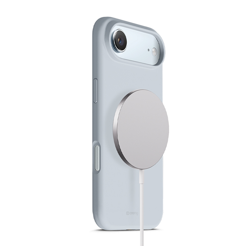 Crong Color Cover Magnetic MagSafe dėklas, skirtas iPhone Air, mėlynas