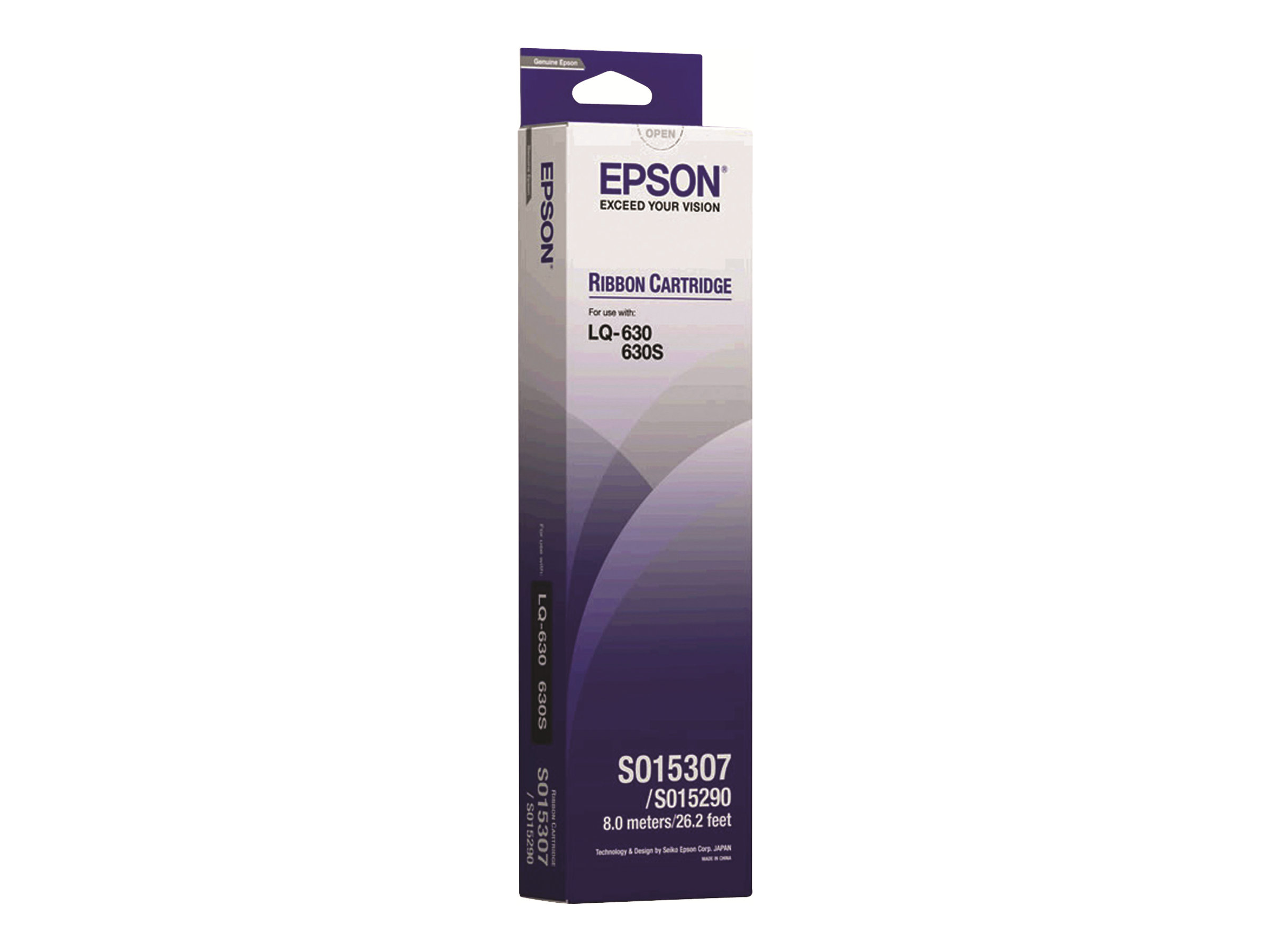 Epson black ribbon cartridge, for LQ-630