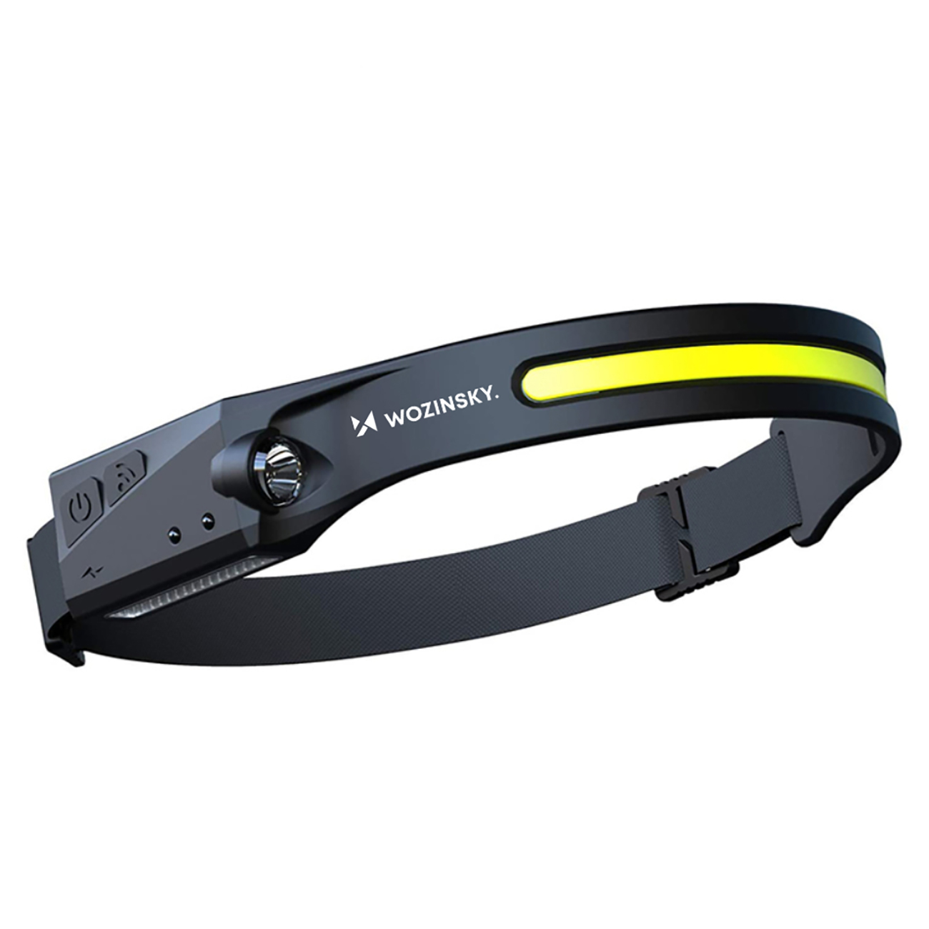Wozinsky WLC-1200 350lm CREE LED Headlamp IPX4 with Motion Sensor - Black