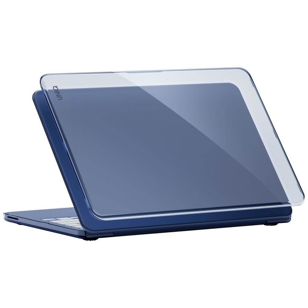 Uniq Vero Case for MacBook Neo - Semi-Transparent Navy Blue