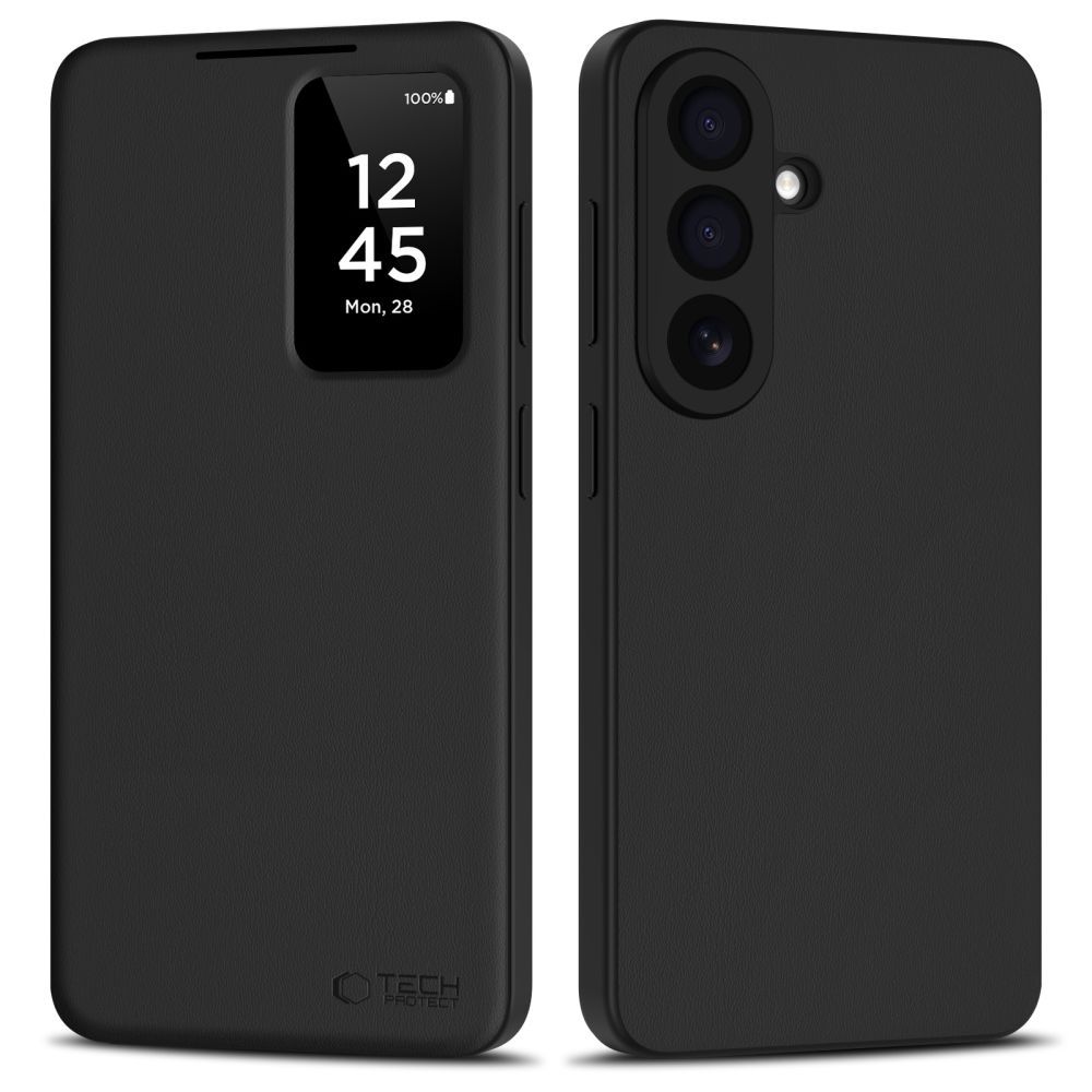 Tech-Protect Smart Wallet dėklas, skirtas „Samsung Galaxy A27 5G“ – matinis juodas