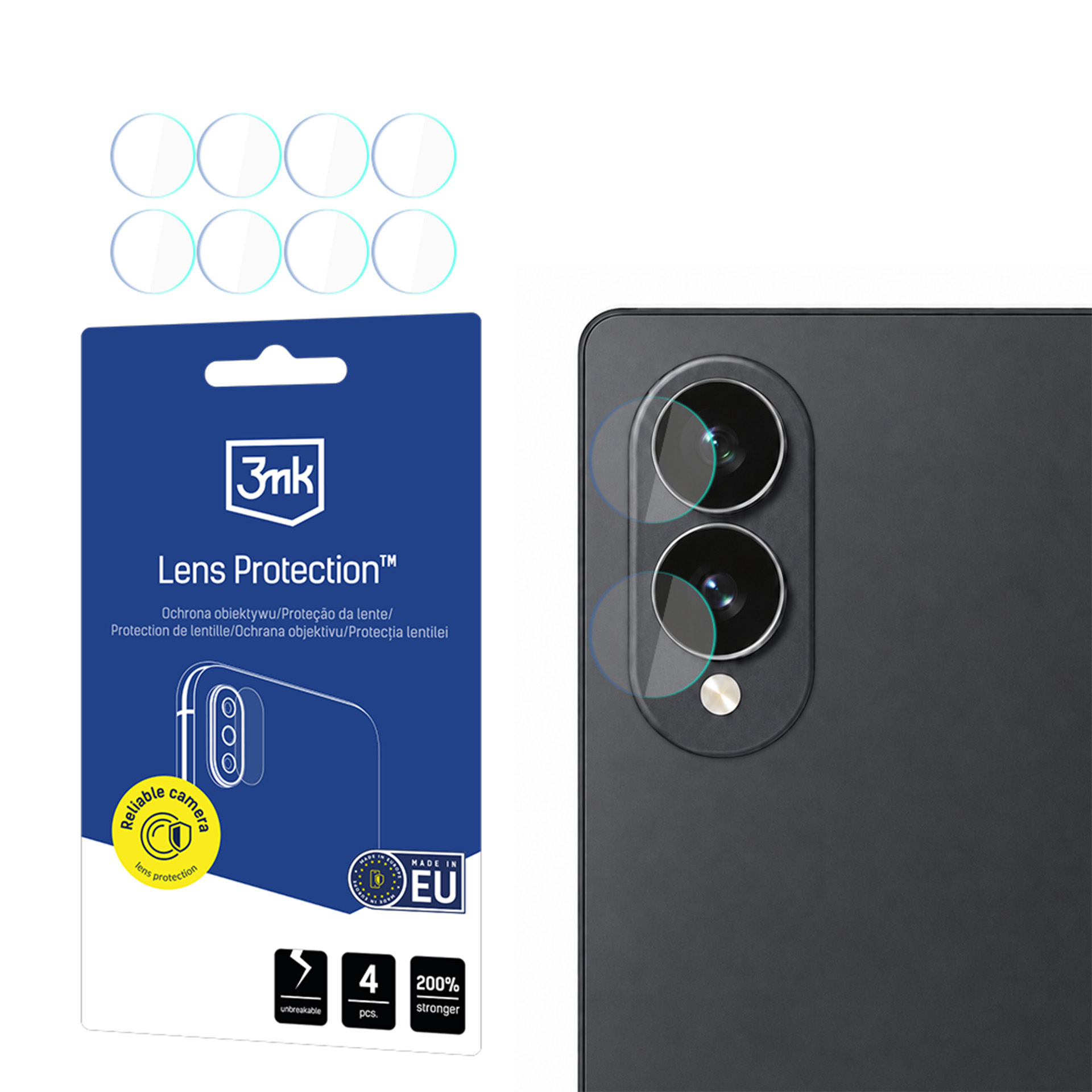 3mk Lens Protection Hybrid Glass for Camera Lens on Samsung Galaxy Z Fold 8