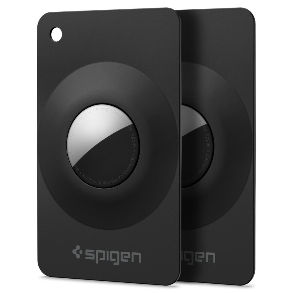 „Spigen AirFit 2“ dėklai, skirti „Apple AirTag 1/2“, 2 vnt. – juodi