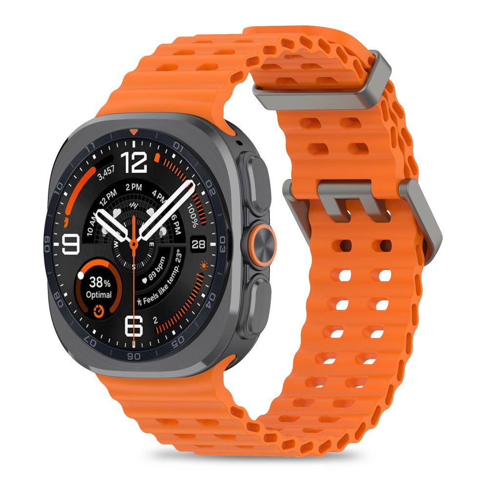 Tech-Protect Iconband Pro dirželis, skirtas „Samsung Galaxy Ultra 47 mm“ – oranžinis