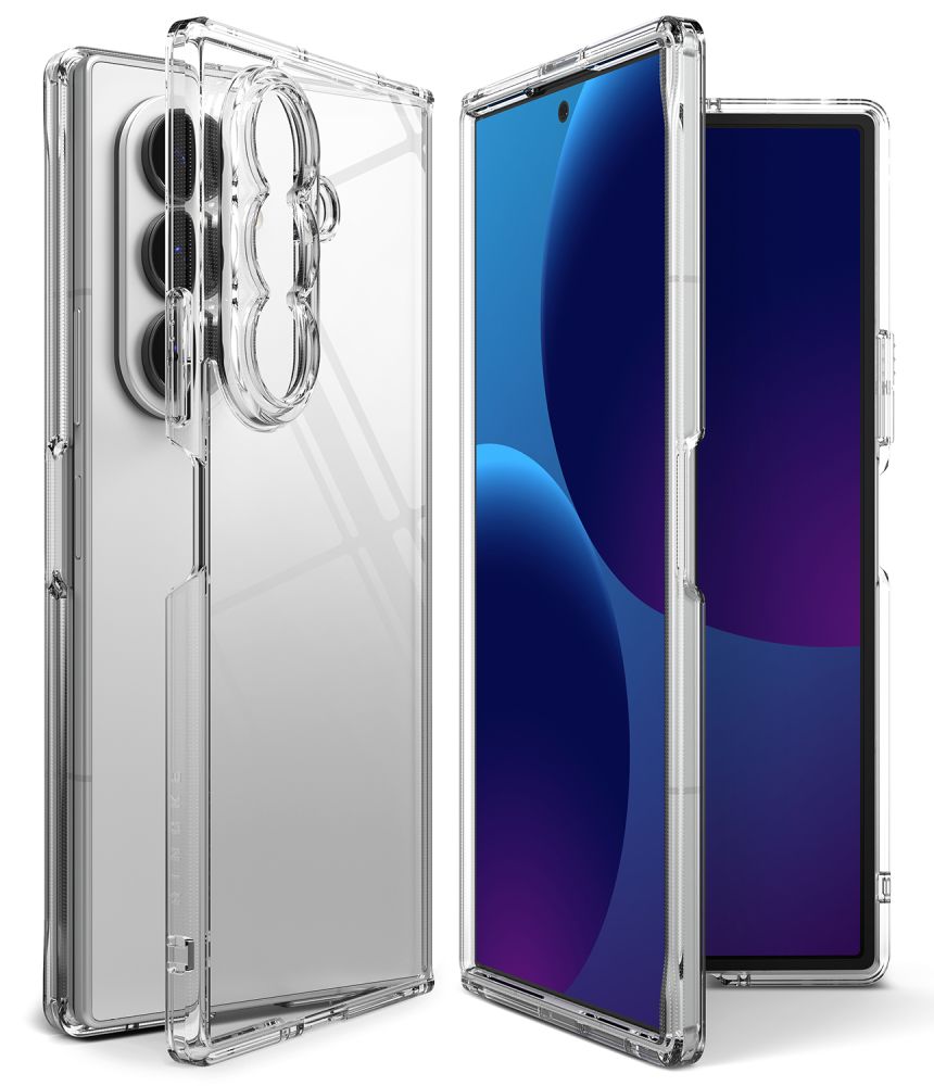 Ringke Fusion dėklas, skirtas „Samsung Galaxy Z Fold 8 Ultra“ – skaidrus