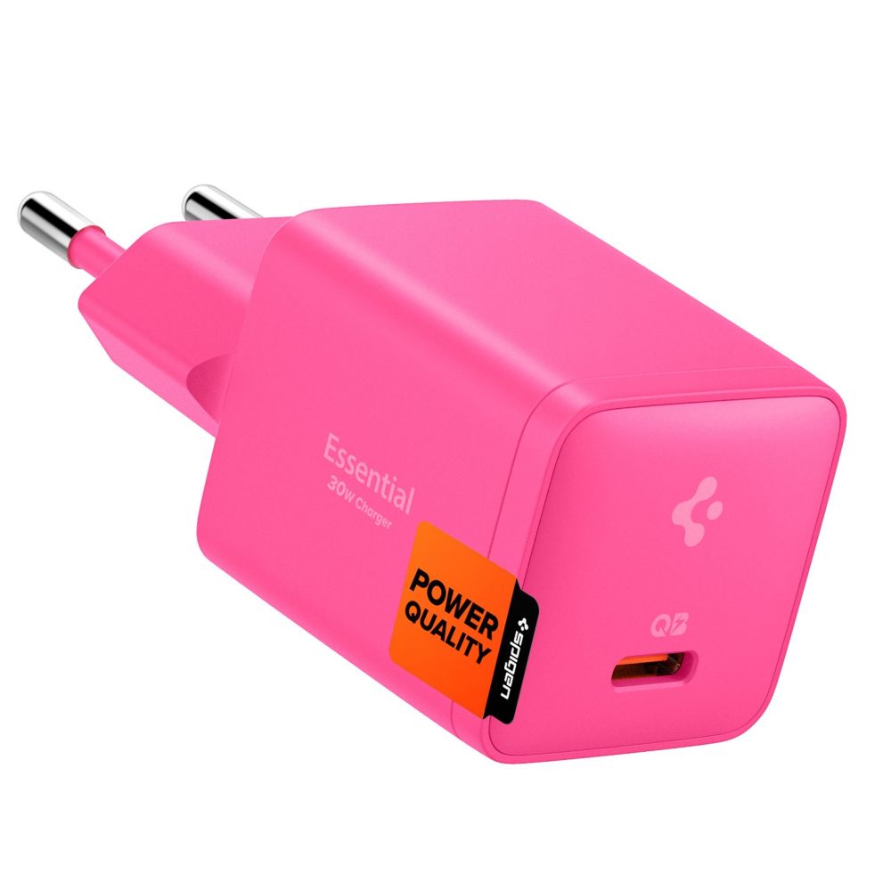 „Spigen Essential EE301EU“ 1 jungties 30 W maitinimo adapteris – rožinis