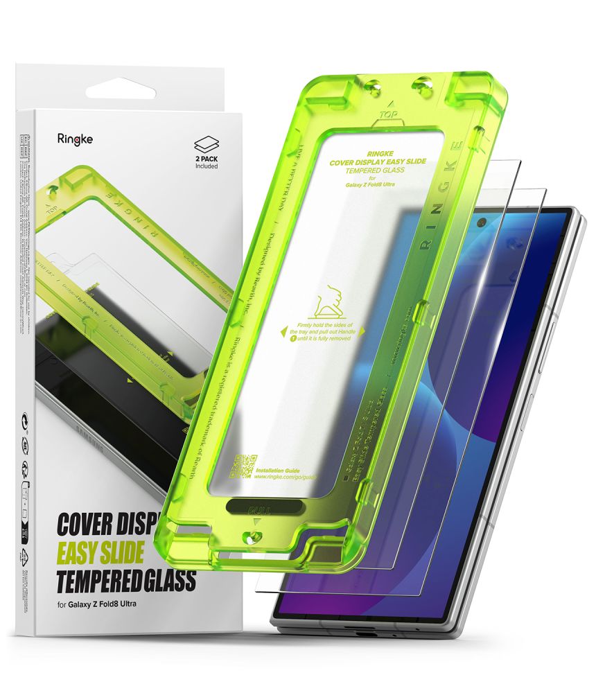 Ringke Cover Display Pro 2-Pack Tempered Glass for Samsung Galaxy Z Fold 8 Ultra