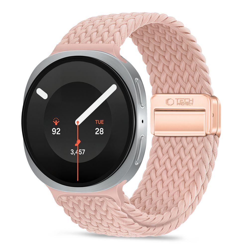 Tech-Protect NylonMag dirželis, skirtas „Samsung Galaxy Watch 40/44/46 mm“ – rožinis