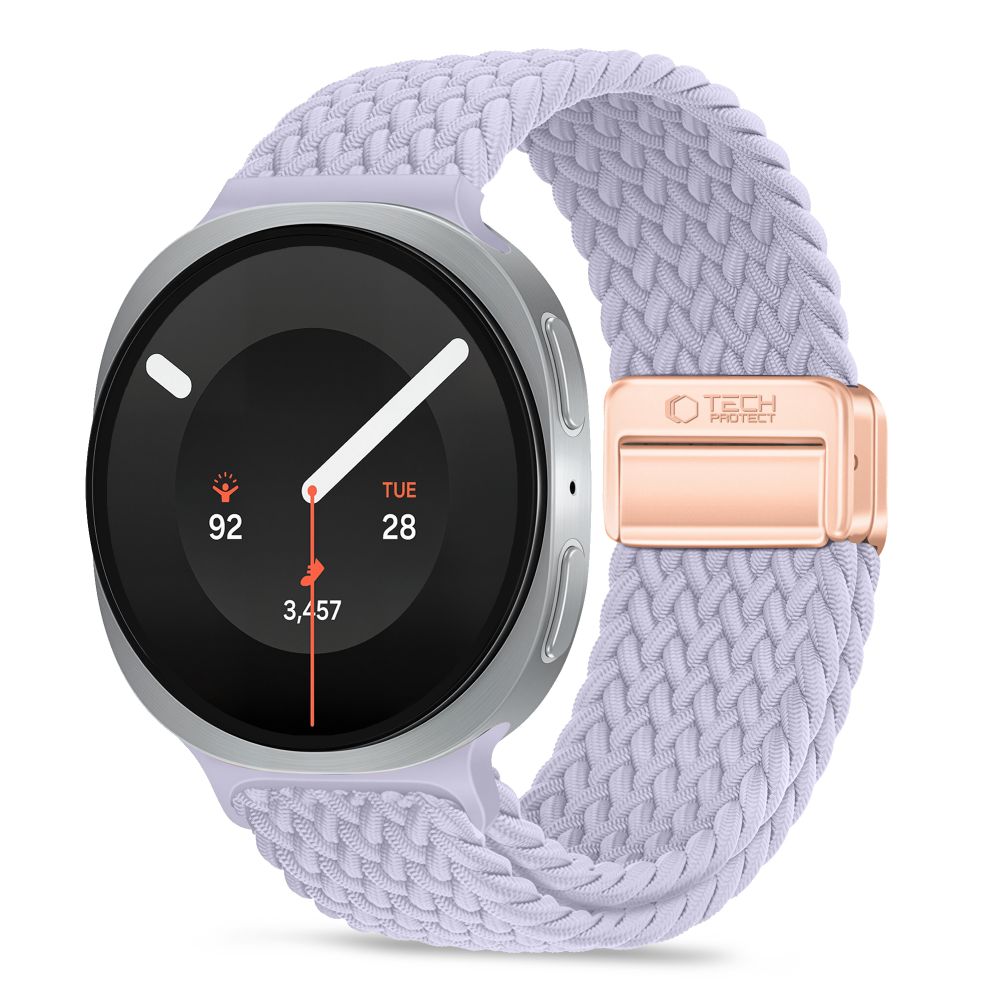 Tech-Protect NylonMag dirželis, skirtas „Samsung Galaxy Watch 40/44/46 mm“ – violetinis