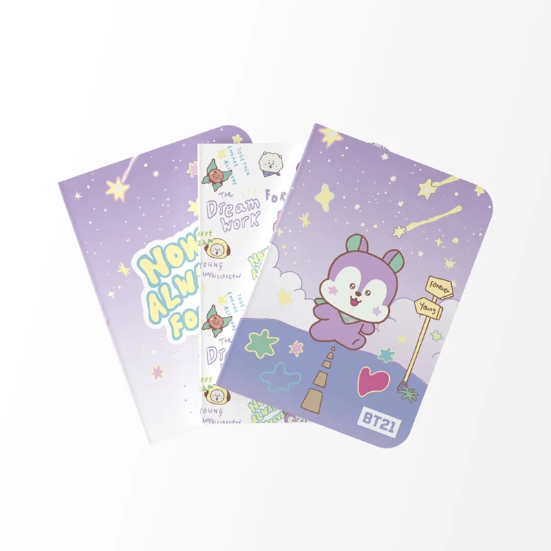BT21 MANG A6 užrašų knygelių rinkinys, 3 vnt.