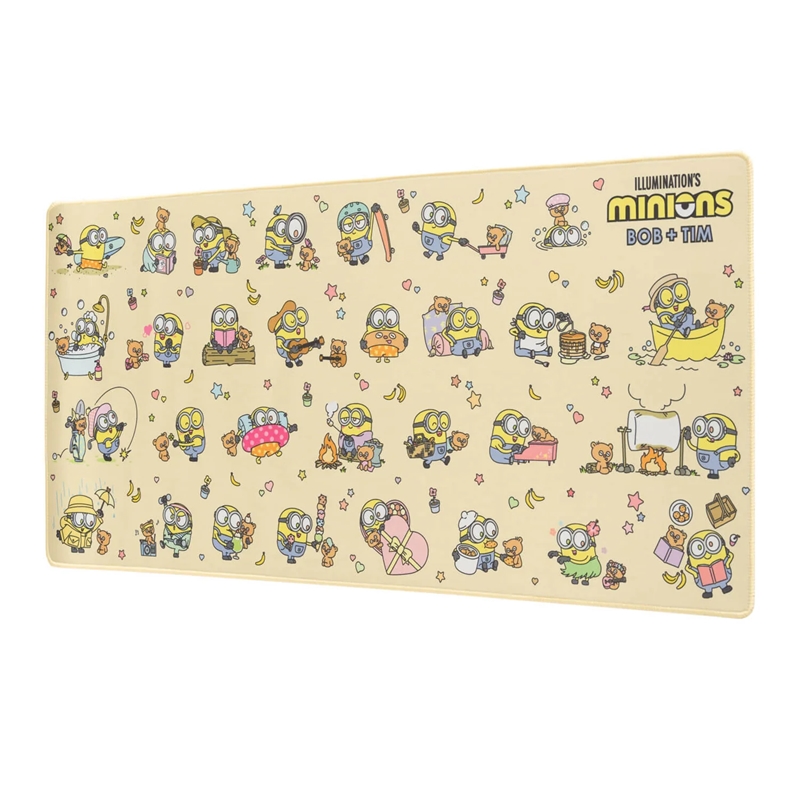 Minions Bob & Tim XXL žaidimų ir stalo kilimėlis, 80 × 35 cm