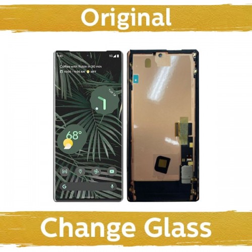 Juodas Google Pixel 6 Pro ekranas su rėmeliu (atnaujintas Kinijoje)