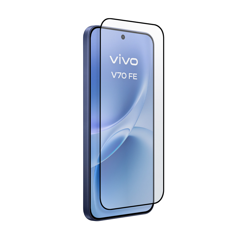 Crong 3D Armour Glass Lite per visą paviršių klijuojamas grūdintas apsauginis ekrano stiklas, skirtas Vivo V70 FE 5G