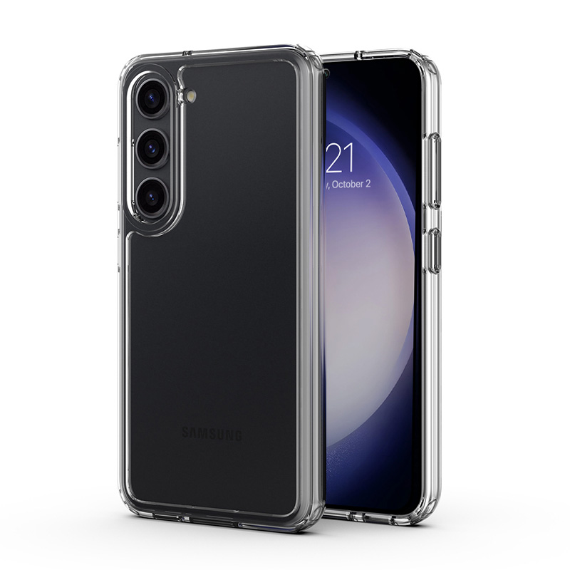 Crong Crystal Shield Cover dėklas, skirtas Samsung Galaxy S23+, skaidrus