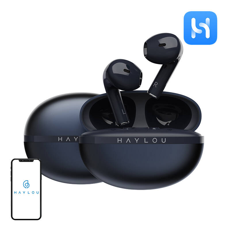 Haylou X1 2023 ENC TWS belaidės į ausis įdedamos ausinės, mėlynos