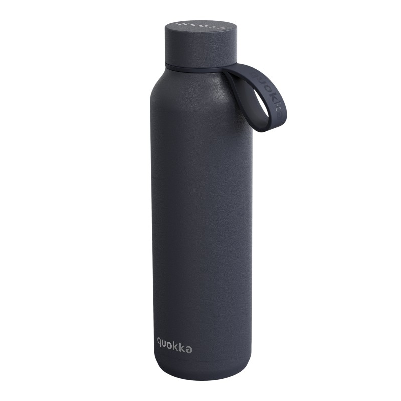 Quokka Solid With Strap nerūdijančiojo plieno termobutelis su dirželiu, 630 ml, Skalūno spalvos
