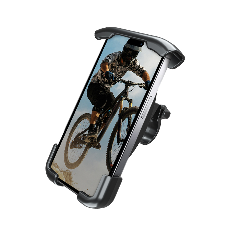 Crong Bikeclip Enduro dviračio telefono laikiklis, juodas