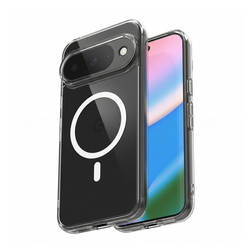 Crong Hybrid Clear Magnetic - MagSafe Case Google Pixel 10 / 10 Pro (Transparent)