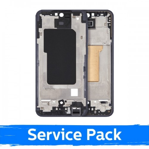 Mid-Frame Compatible With Samsung A356 A35 5G / Navy / (Service Pack)