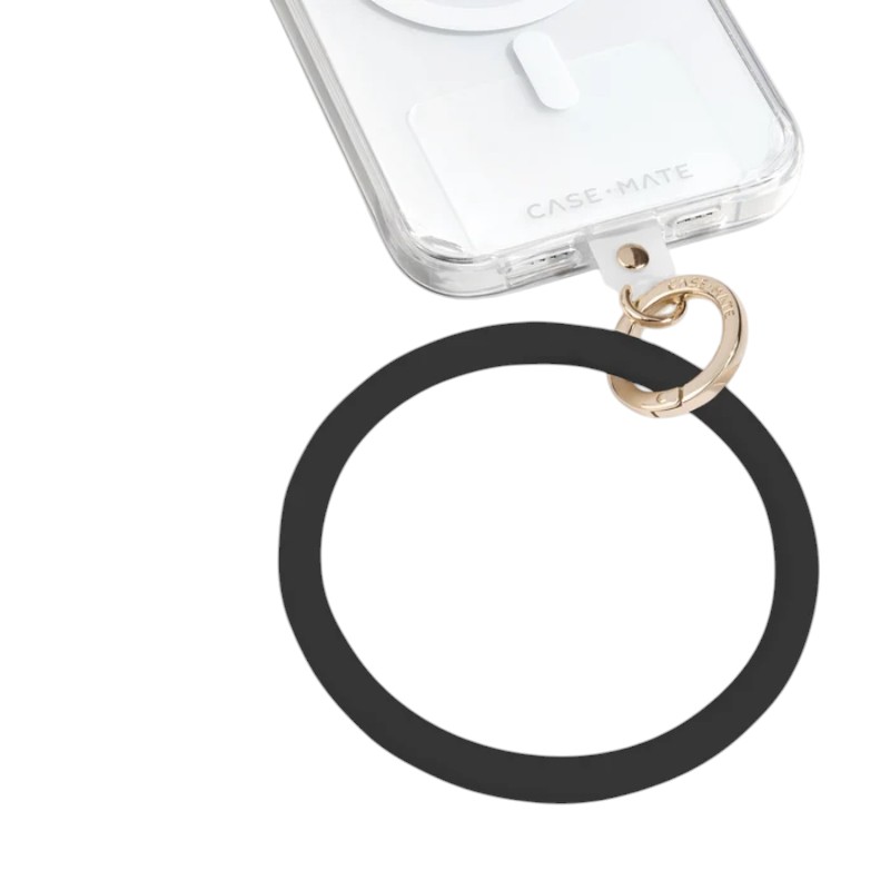 Case-Mate Phone Bangle riešo dirželis telefonui, juodas