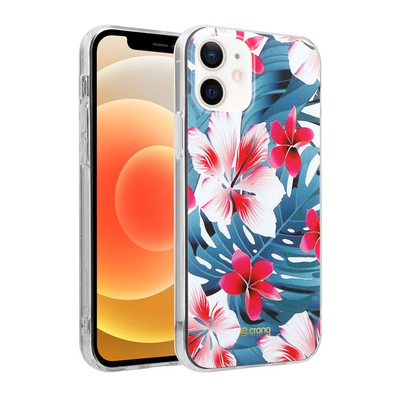 Crong Flower Pattern 03 dėklas, skirtas iPhone 12 / iPhone 12 Pro