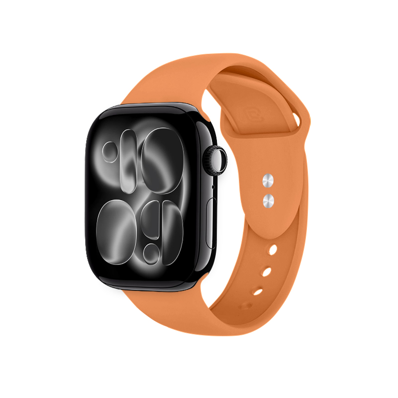 Crong Liquid Apple Watch dirželis, 38/40/41/42 mm, oranžinis