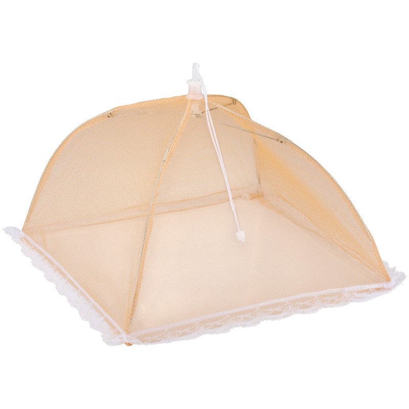 Sulankstomas tinklinis maisto gaubtas Alpina, 35 × 35 × 22 cm, oranžinis