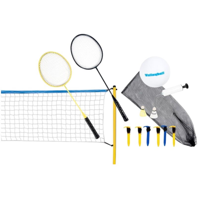 Scatch 7-in-1 tinklinio ir badmintono rinkinys, 310 × 168 cm
