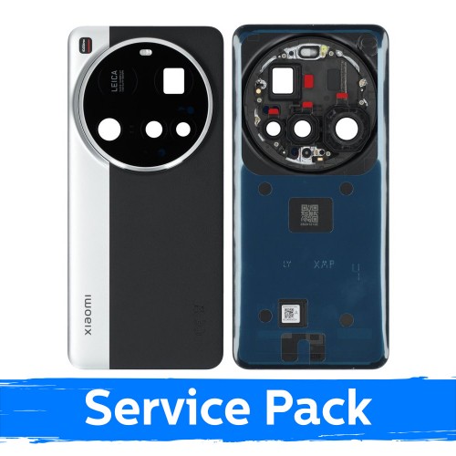 Back Cover Compatible With Xiaomi 15 Ultra / Silver Chrome / (Service Pack)