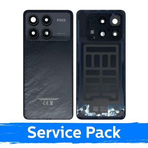 Galinis dangtelis skirtas Xiaomi Poco F6 Pro 5G / Black / (Service Pack)