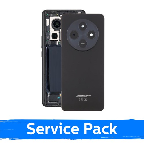Xiaomi Redmi 14C 4G galinis dangtelis, vidurnakčio juodos spalvos (Midnight Black; gamintojo serviso pakuotė)