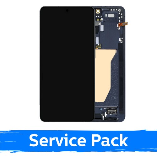 Samsung Galaxy S26 Ultra (S948) LCD ekranas su rėmeliu, juodas (gamintojo serviso pakuotė)