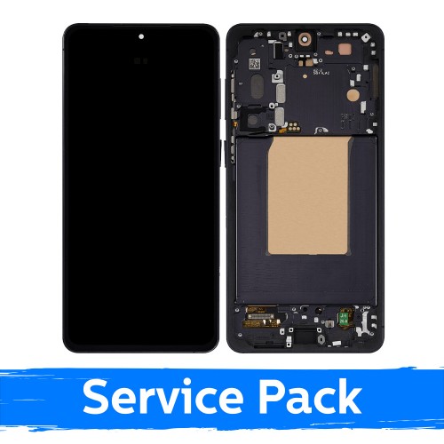 Samsung Galaxy S26 Plus (S947) LCD ekranas su rėmeliu, juodas (gamintojo serviso pakuotė)