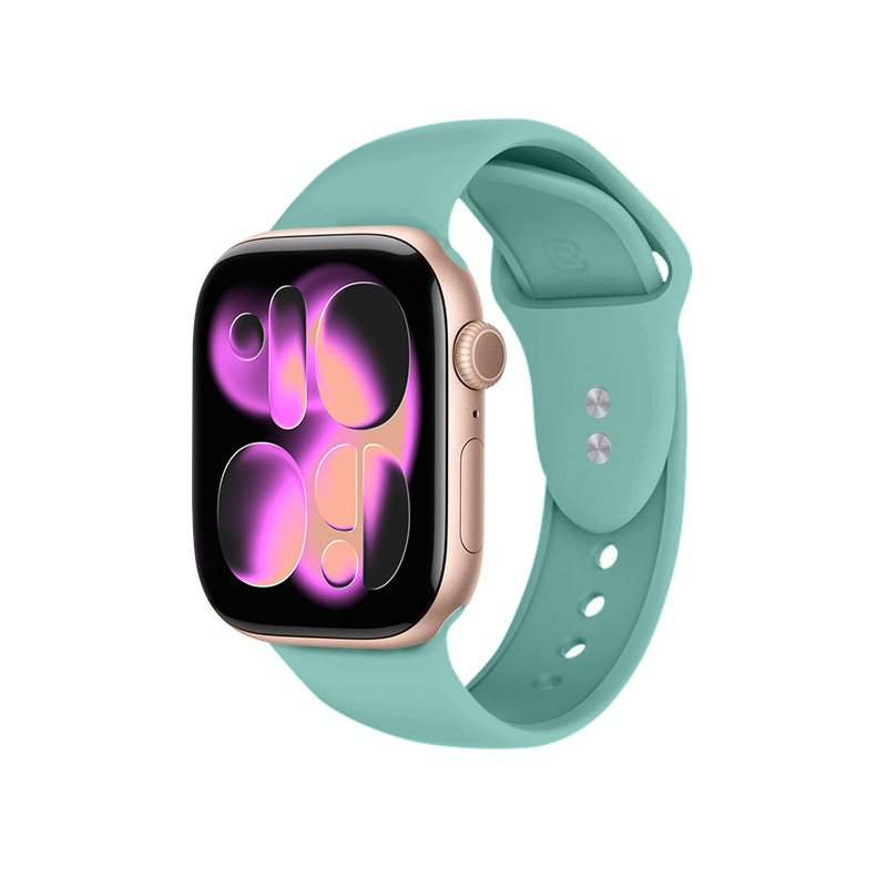 Crong Liquid dirželis, skirtas Apple Watch 38 / 40 / 41 / 42 mm, turkio spalvos