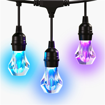 Nanoleaf Essentials Matter Smart Multicolour Outdoor String Lights Expansion 15m 16M+