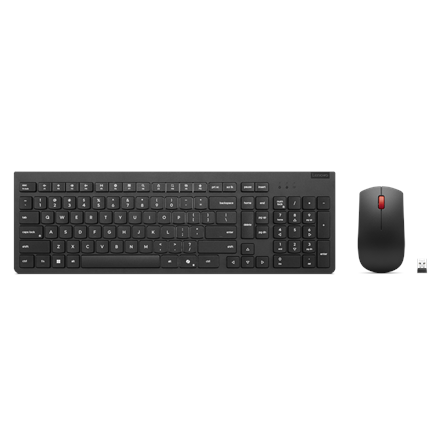Lenovo Essential Keyboard and Mouse Combo Wireless Russian/Cyrillic Black