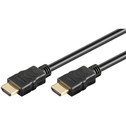 Goobay 61150 – vaizdo laidas, HDMI–HDMI, High Speed HDMI su Ethernet, 1 m