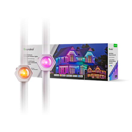 Nanoleaf Smart Multicolor Permanent Outdoor Lights Smarter Kit, 15m 16+ Million Colours
