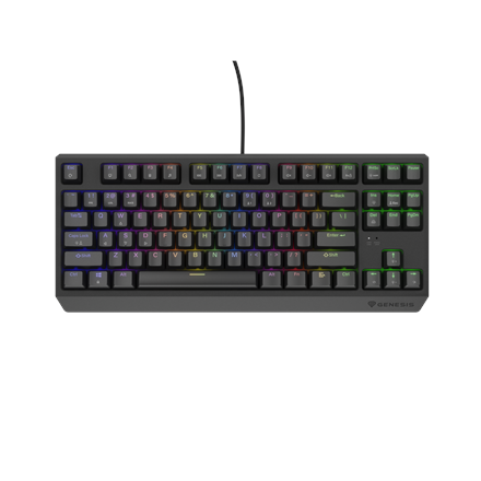 Genesis THOR 230 TKL Mechanical Gaming Keyboard Wired US Linear Black RGB