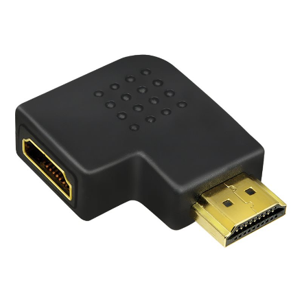 LogiLink AH0008 – plokščias 90° HDMI kištuko–lizdo adapteris